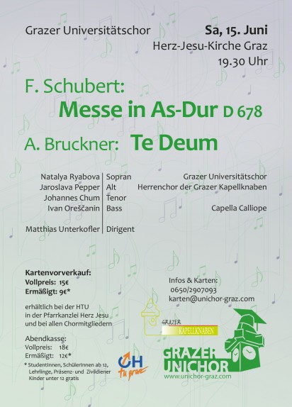 Schubert As Dur Messe, Bruckner Te Deum